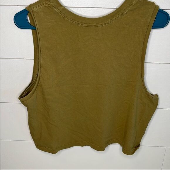 Billabong Olive Green Crop Top - Picture 2 of 6